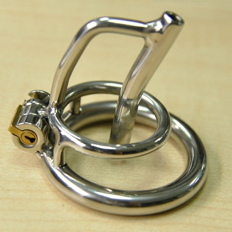 CBT Male Metal Penis Plug Cock Cage