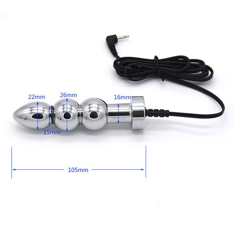 Electro Stimulation Beads Anal Plug