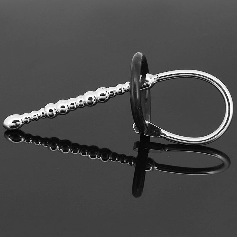 Stainless Steel Beads Penis Plug