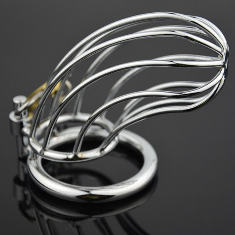 Long CBT Stainless Steel Chastity Cage