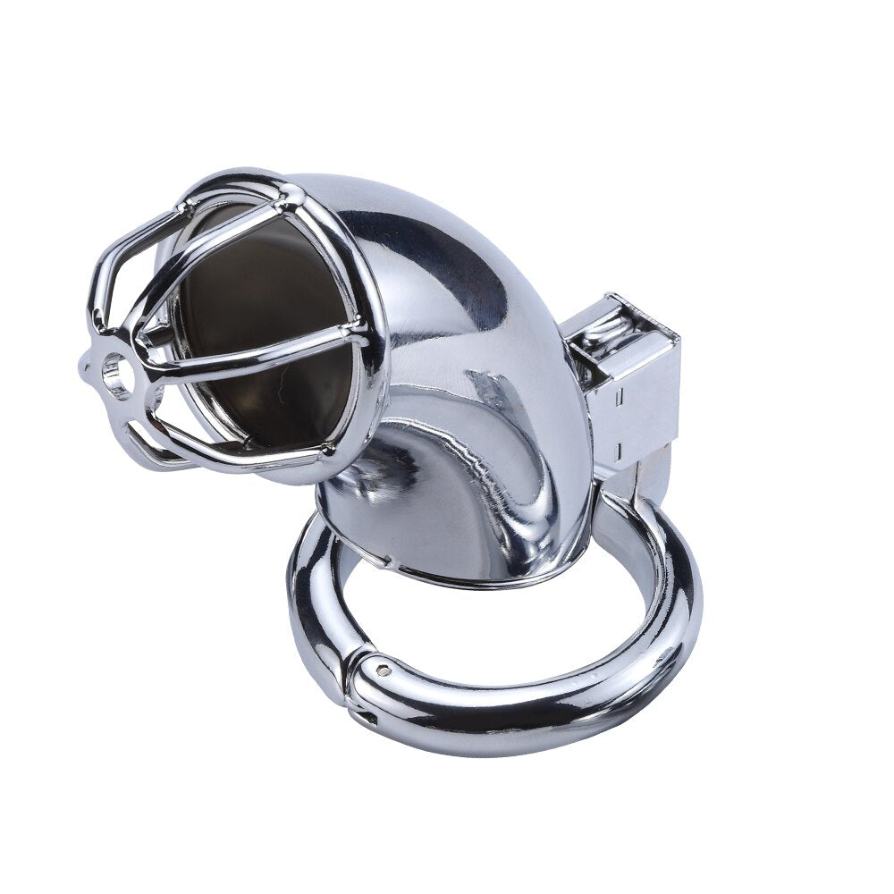 Metal Steel Chastity Cage With Hidden Lock – GXLOCK Store