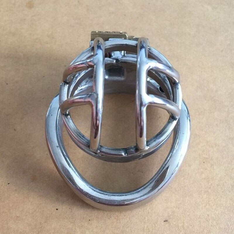 Metal Cock Ring Short Penis Cage