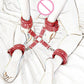 BDSM Leather Bondage Hand Ankle Cuffs