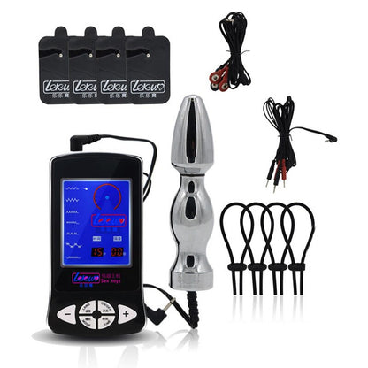 Electro Shock Anal Plug Cock Ring GXLOCK Store Electro Shock Anal Plug Cock Ring GXLOCK Store