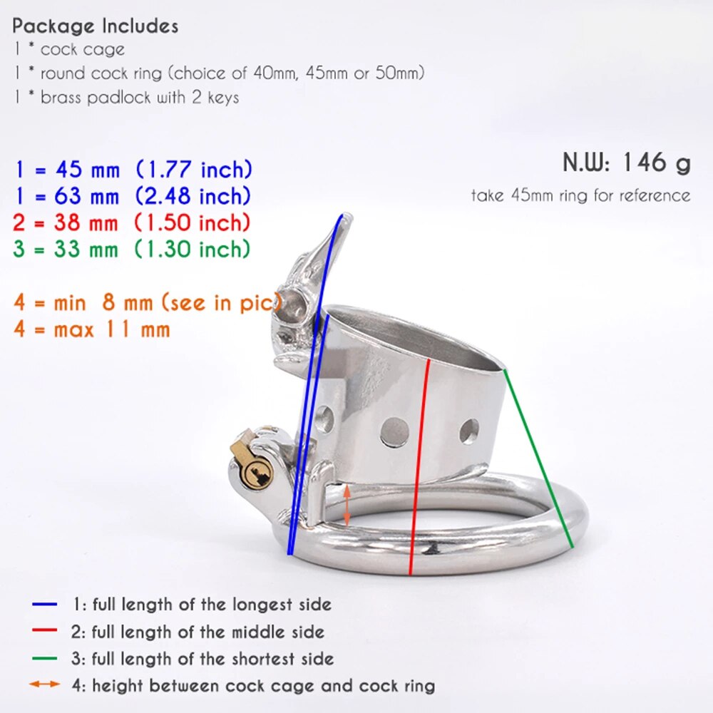 Bull Head Skeleton Male Chastity Cage