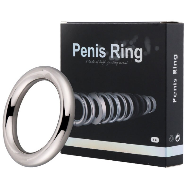 Metal Delay Ejaculation Cock Ring