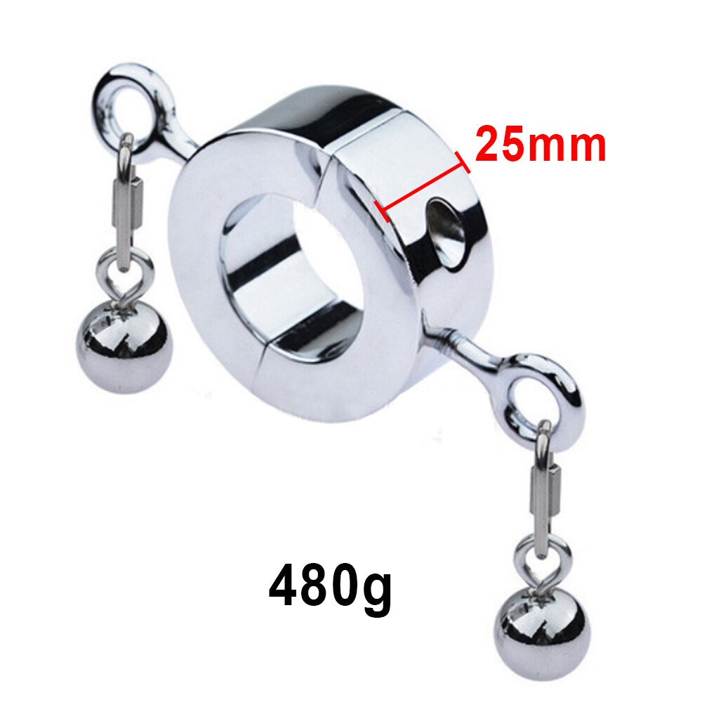 Metal Weight Ball Stretcher Cock Ring