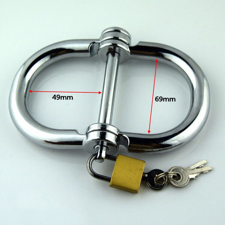 QQ Shape Metal Handcuffs