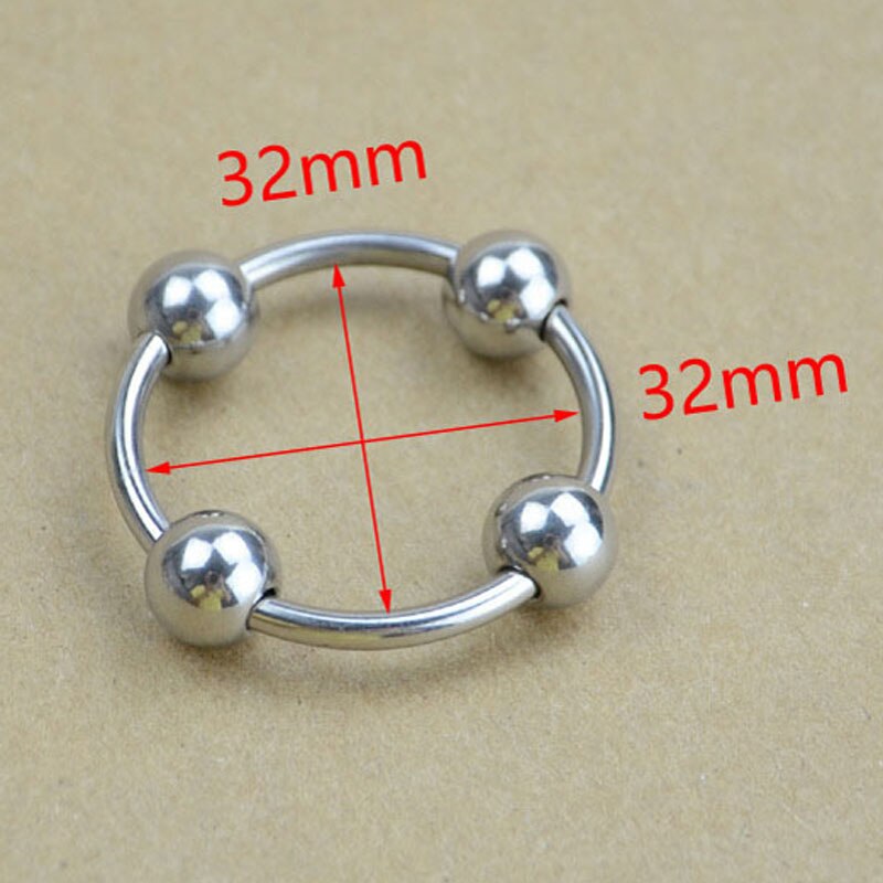 BDSM Delay Metal Glans Ring