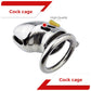 Portable Disassembly Stainless Steel Cock Cage