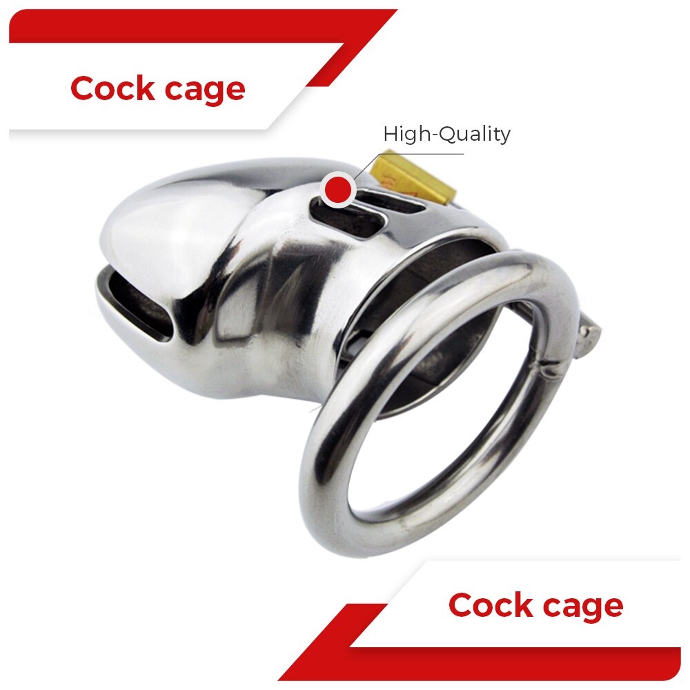 Portable Disassembly Stainless Steel Cock Cage