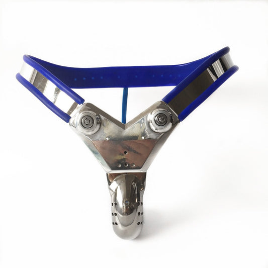 316 Stainless Steel Male Blue Chastity Belt