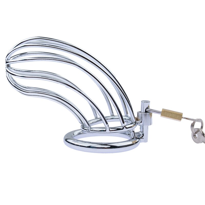 Long CBT Stainless Steel Chastity Cage