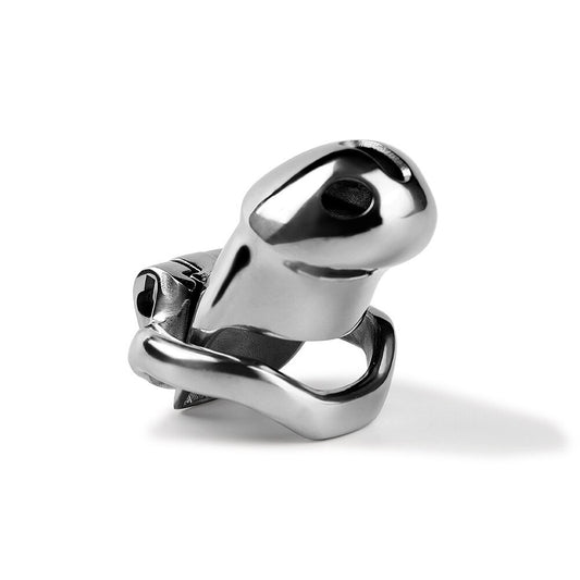 Smooth Full Cover Stainless Steel Chastity Cage