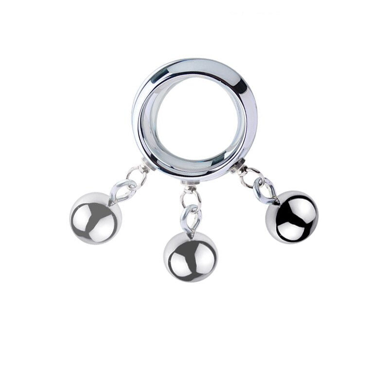 Weight Ball Stretcher Male Penis Ring