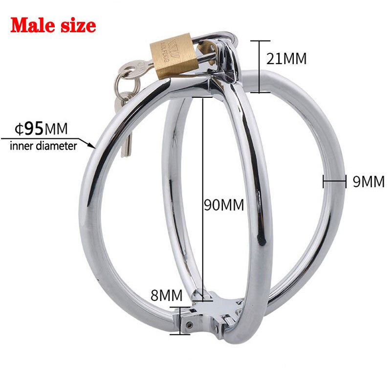 BDSM Bondage Cross Metal Handcuffs