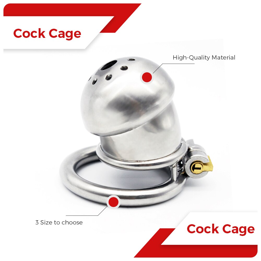 BDSM Stainless Steel Male Cock Cage