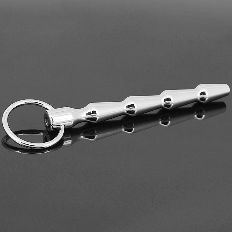 Slave Torture Metal Insert Penis Plug