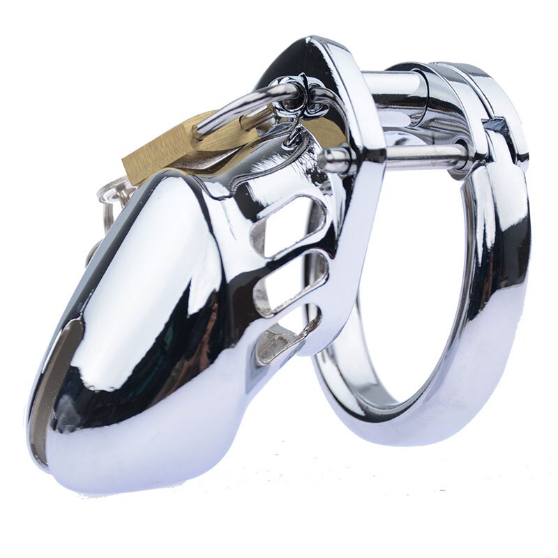 Slave Torture Metal Male Chastity Cage