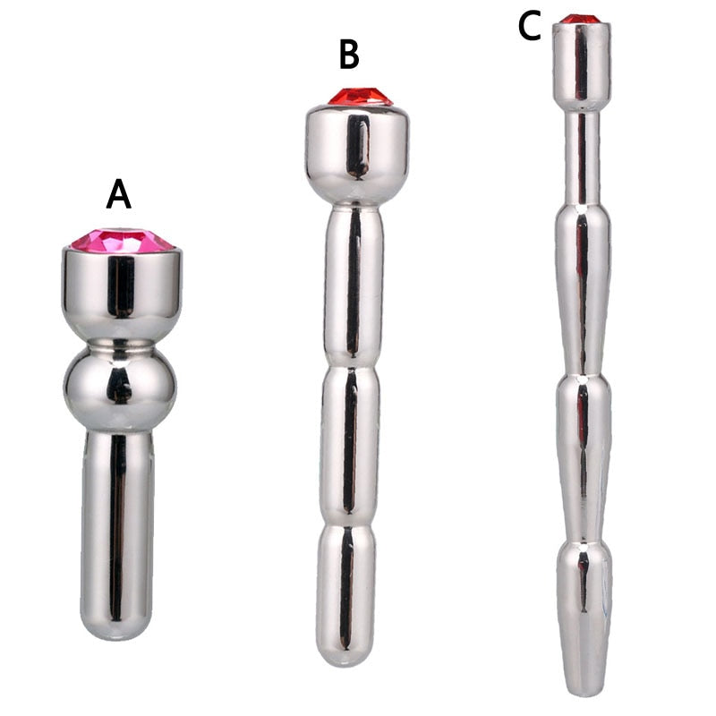 Stainless Steel Jewelry Penis Plug Urethral Sound