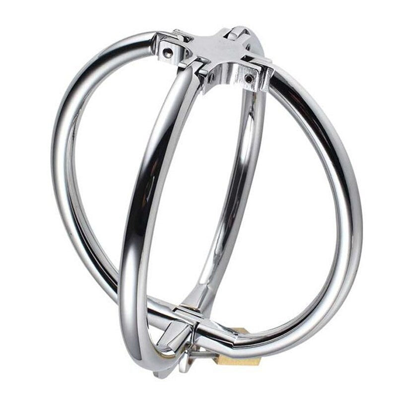 BDSM Bondage Cross Metal Handcuffs