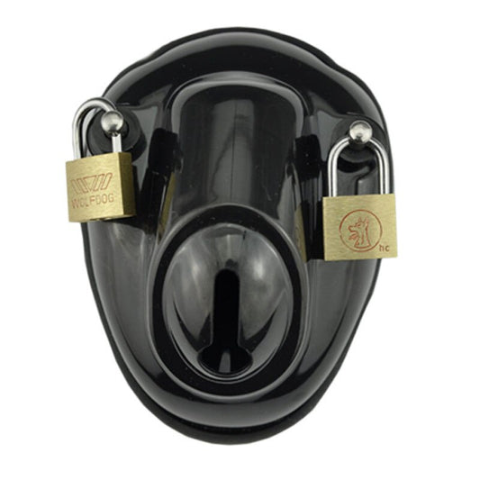 Plastic Bowl Bondage Male Chastity Cage