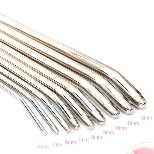 8 Size Smooth Metal Urethral Sound Plug