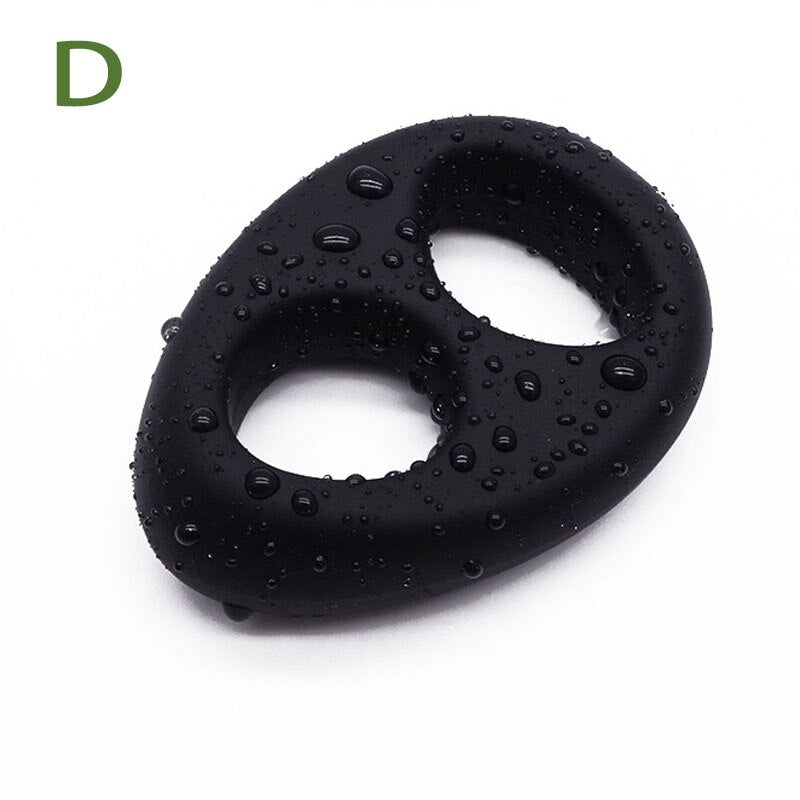 4 Type Black Slave Bondage Cock Ring