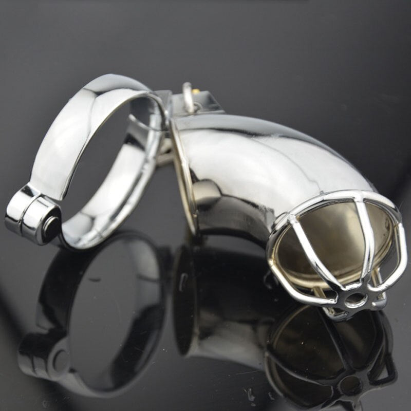 Metal Cock Sleeve CBT Chastity Cage