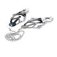 Metal Adult Games Nipple Clamps Chain