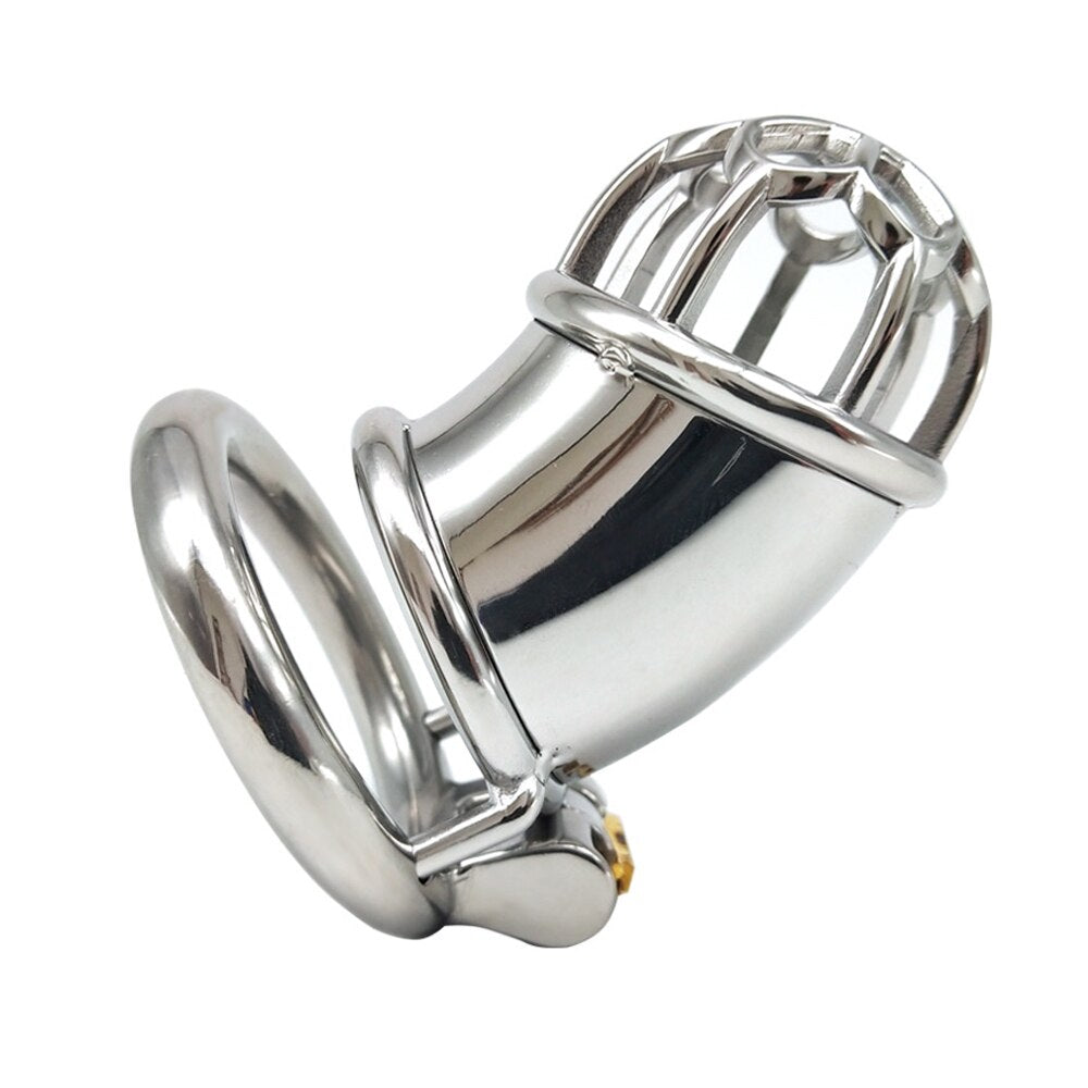 Sexy CBT Prevent Cheating Metal Chastity Cage