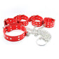 BDSM Bondage Slave Neck Collar Hand Ankle Cuffs