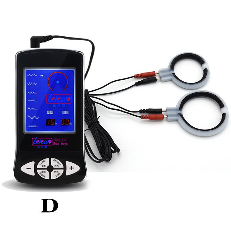 Stimulation Electro Shock Cock Ring