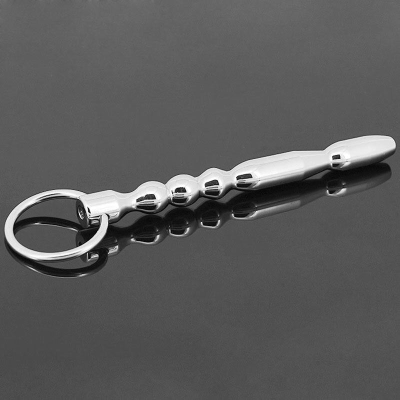 CBT BDSM Beads Hollow Penis Plug