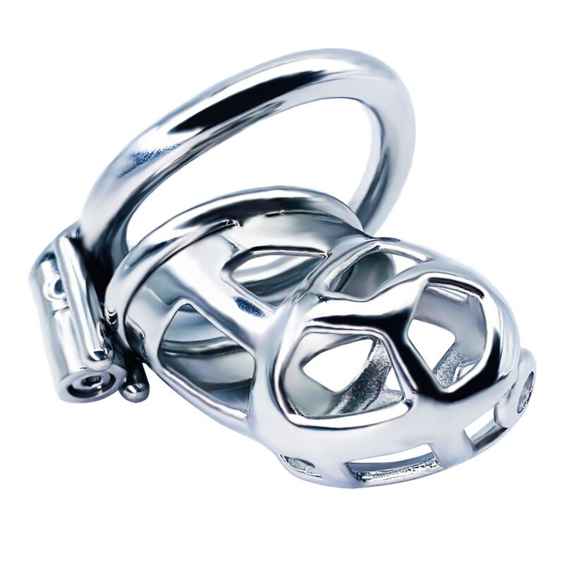 BDSM Metal Mamba Chastity Cage