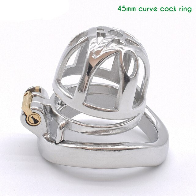 Securely Locked Bondage Male Chastity Device