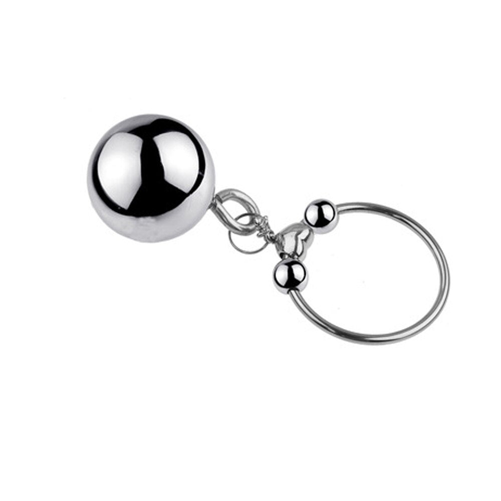 Cock Rings Ball Torture Penis Stainless Steel Pendant Male Scrotum