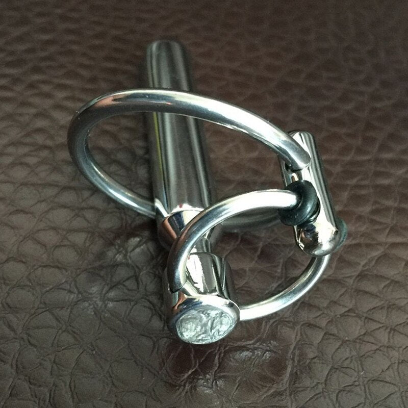 Stainless Steel Slave BDSM Penis Plug