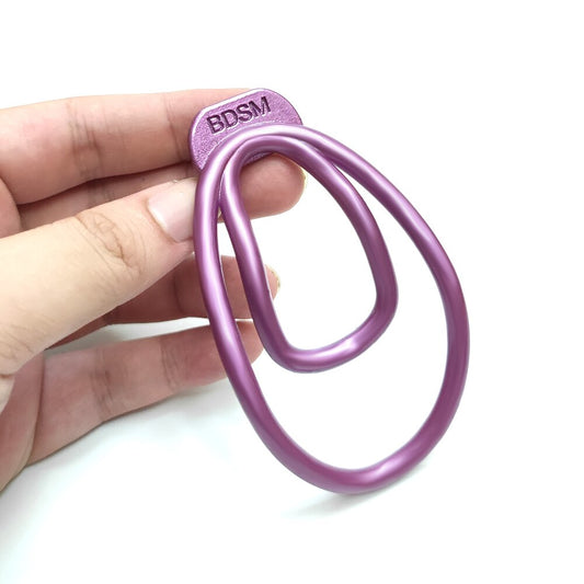 Sissy Purple FU FU CLIP Panty Chastity Cage