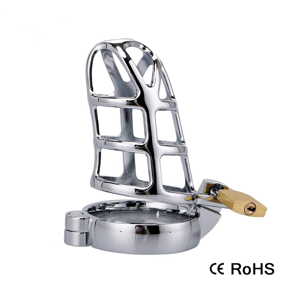 Lock Bird Metal Bondage Steel Chastity  Cage