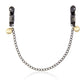 Erotic Metal Chain Nipple Clamps