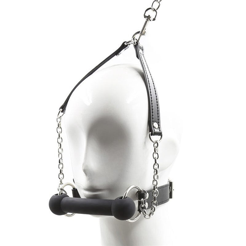 BDSM Mouth Gag With Leash