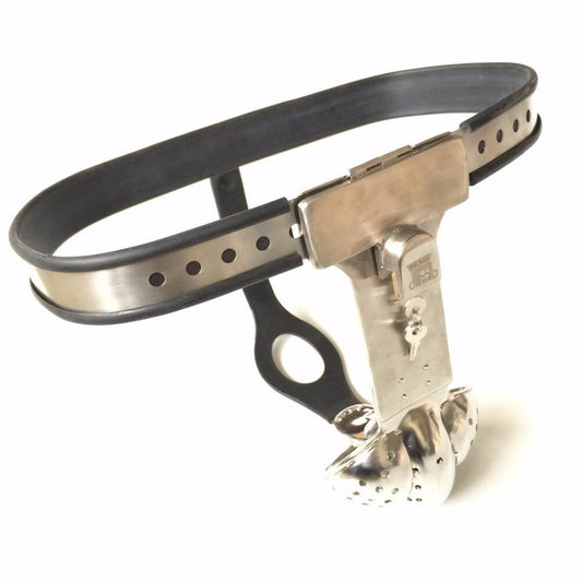 Outdoor Wear Male Stainless steel Chastity Belt