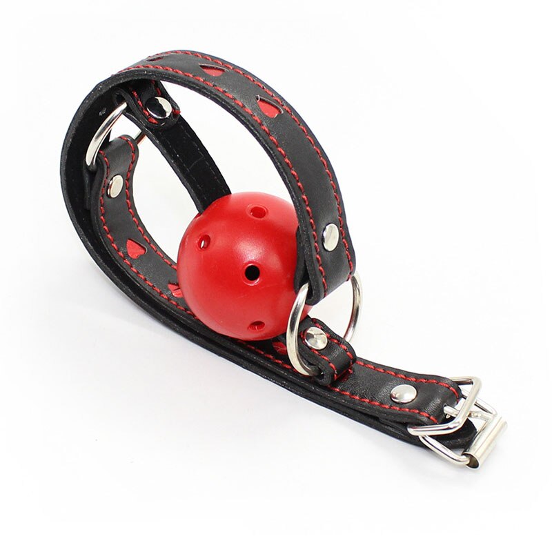 Hollow Bondage Plastic Mouth Gag