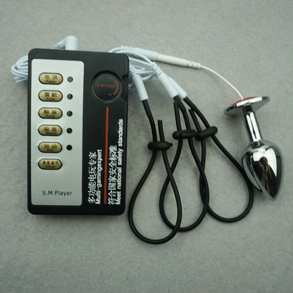 Electric Stimulator Bondage Anal Plug GXLOCK Store Electric Stimulator Bondage Anal Plug GXLOCK Store