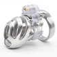 PA Hook BDSM Metal Chastity Cage