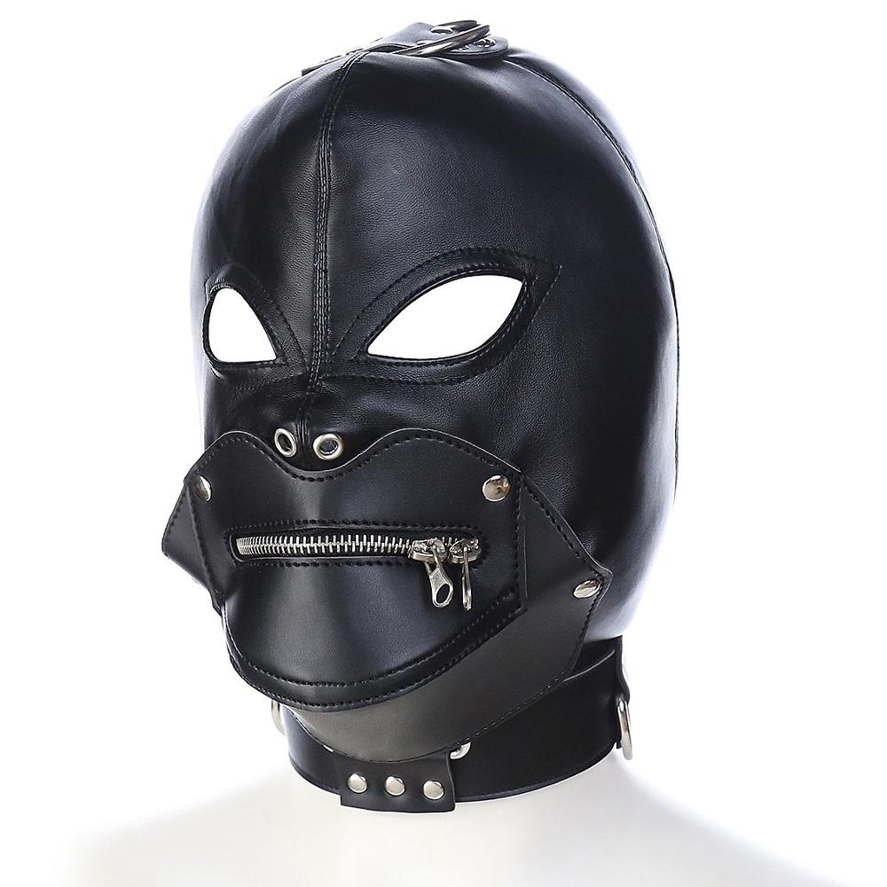 Bondage Headgear Hood Face Mask