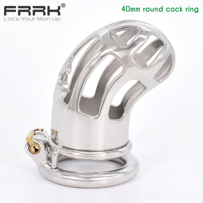 Stainless Steel Bondage Slave Chastity Cage