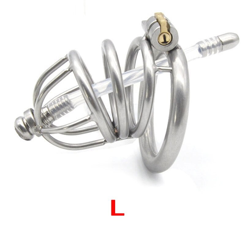 Metal Penis Plug BDSM Male Chastity Device