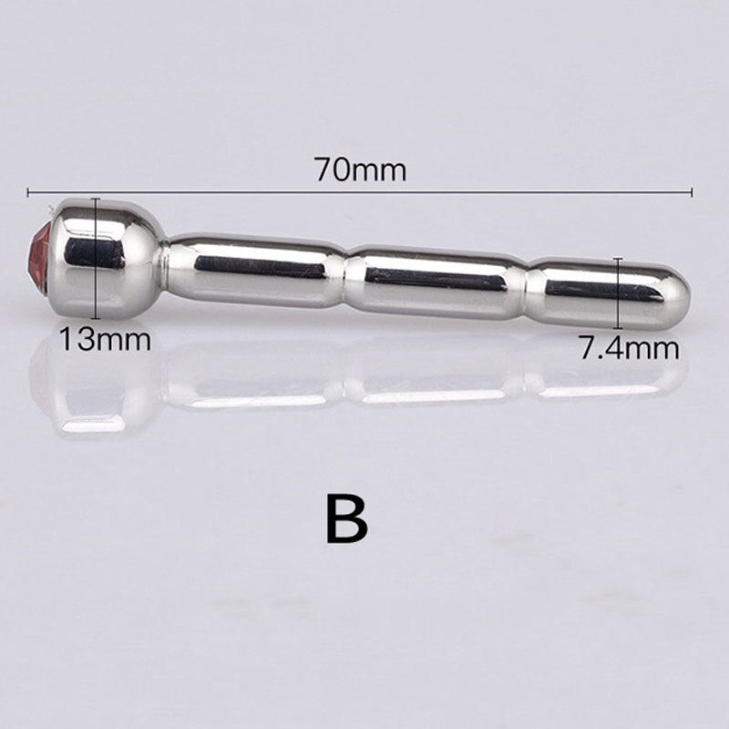 Stainless Steel Jewelry Penis Plug Urethral Sound